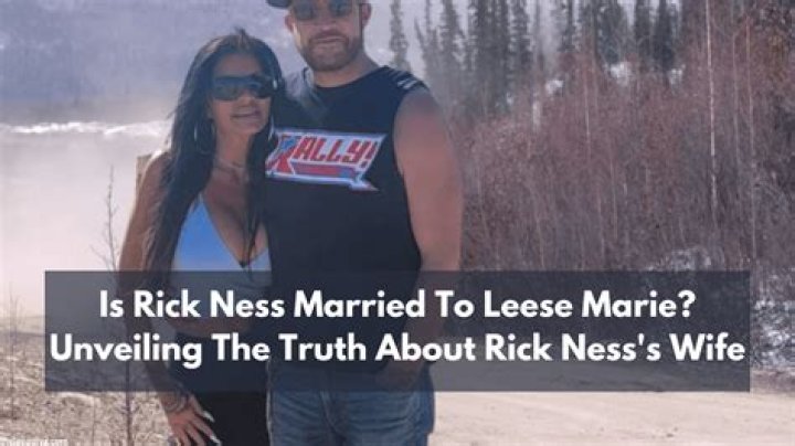 Photos: Rick Ness Former Wife And Girlfriend Leese Marie Age Gap -Everything To Know
